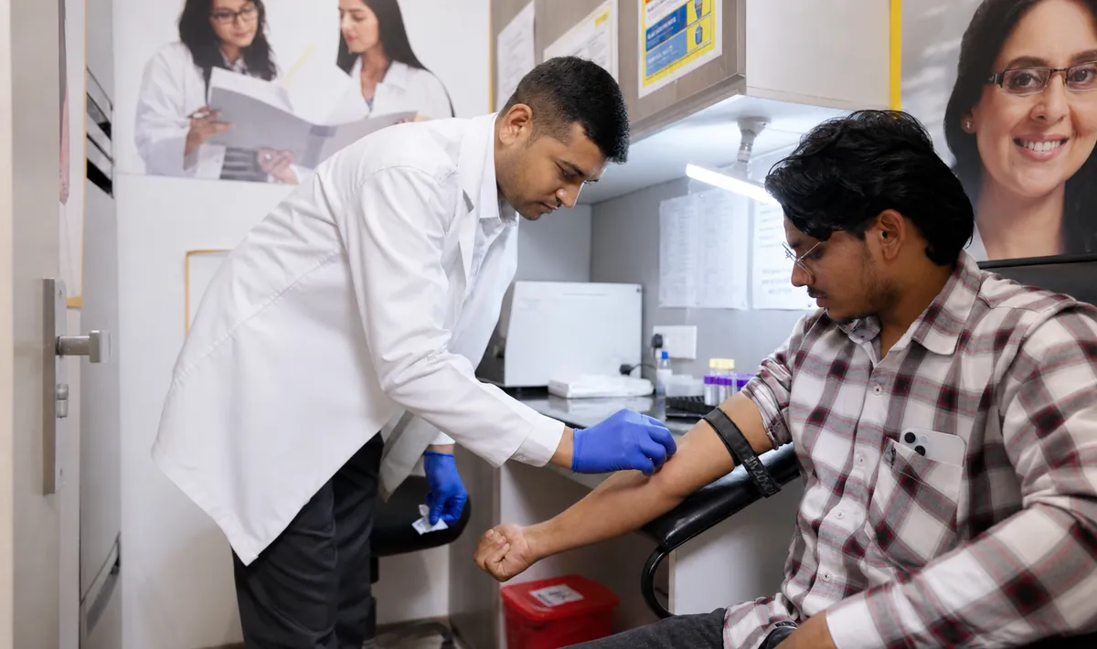 Blood test and diagnostics at Dr. Deepika's Family Clinic, South City 2, Gurgaon